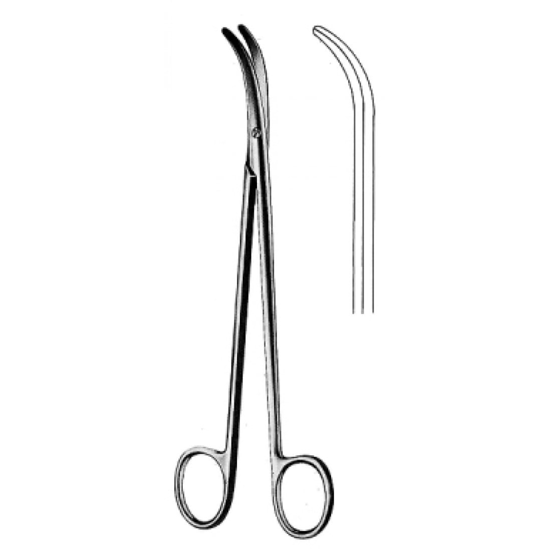 10.0326.19 Thorek Operasyon Makası Eğri 19cm