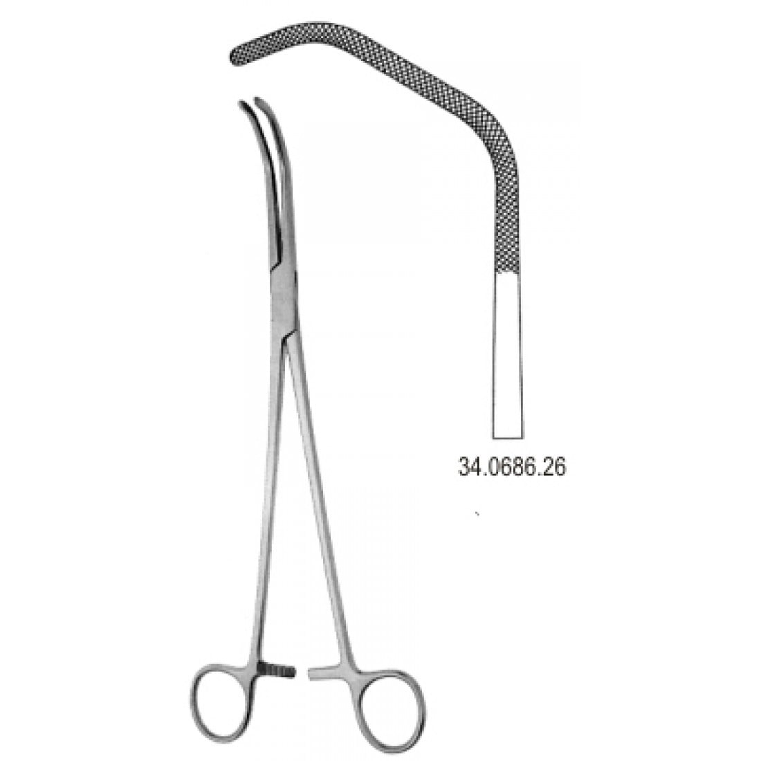 34.0686.26 Satinsky Anastamos Klemp Fig.2, 26.5cm