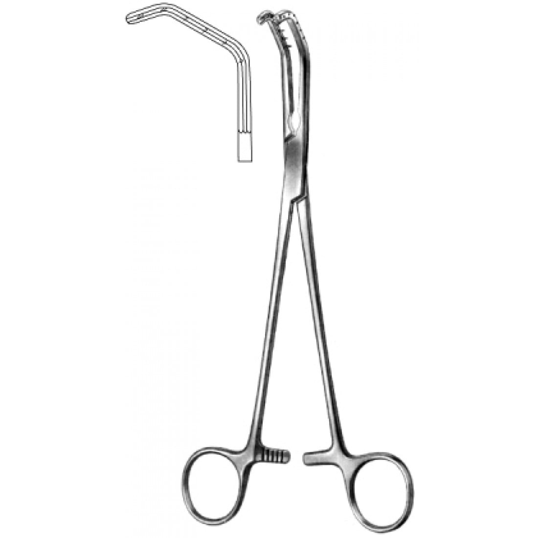 36.0762.22 Price-Thomas Bronş Klempi  Sol 22cm