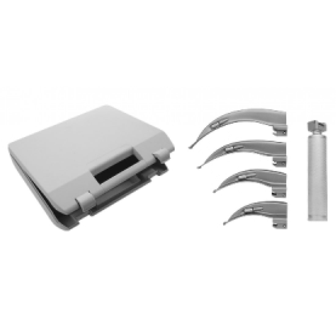 04.4110.01 Macintosh Laringoskop Konvansiyonel set/3 #1,2(78mm)&3