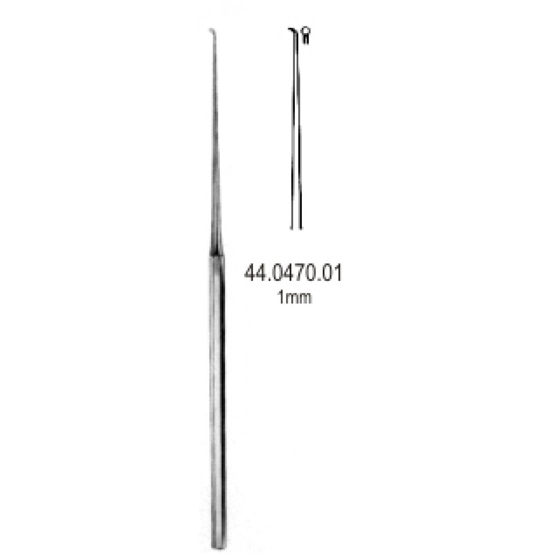 44.0470.01 Rosen Mikro Yuvarlak Bıçak 1mm, 15cm