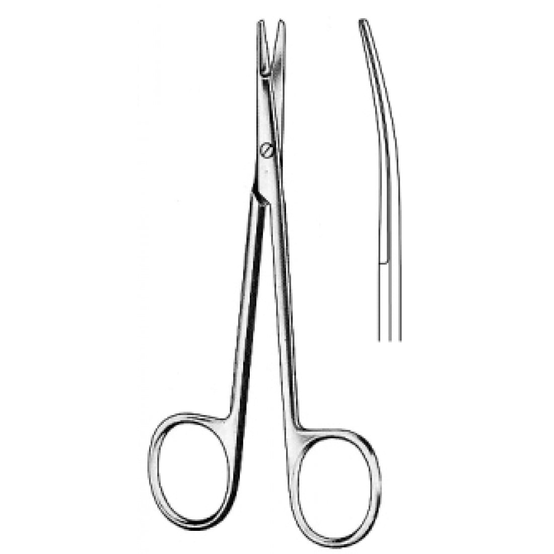 10.0174.12 Kilner (Ragnell) Makas Eğri 12cm
