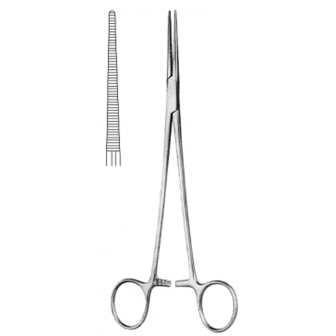 14.0310.20 Heiss Hemostatik Forseps Düz 20cm