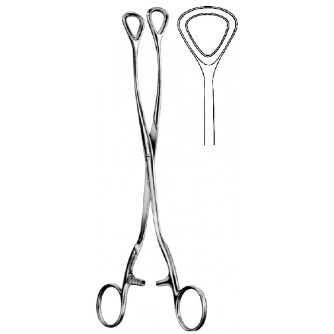 54.0390.24 Luer Hemoroid Forsepsi 24.5cm