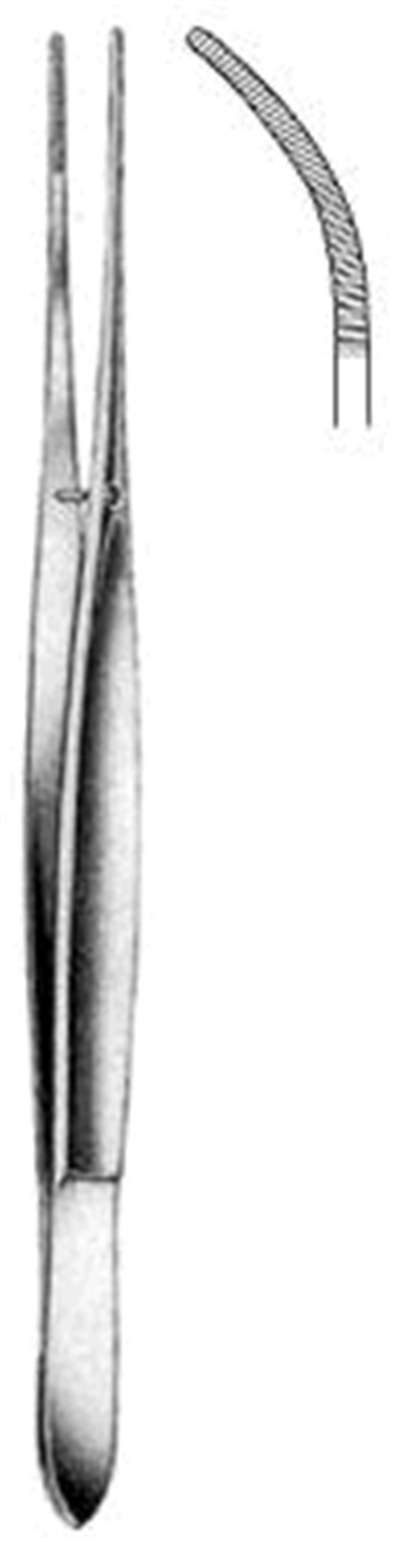 12.0081.17 Cushing Forseps Eğri 17.5cm