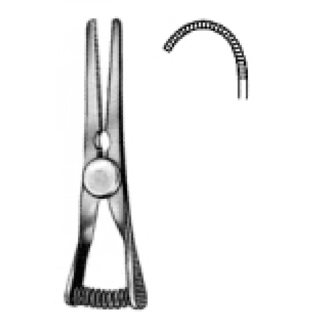 34.0053.03 Weldon (Mini Glover) Buldog Klemp Eğri 3.5cm