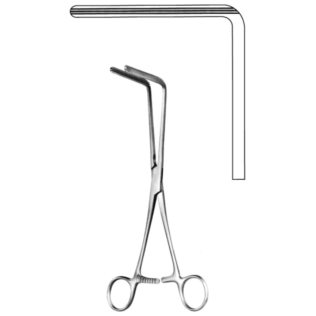 52.0370.24 Fehland Bağırsak Klempi Atravmatik 23.5cm