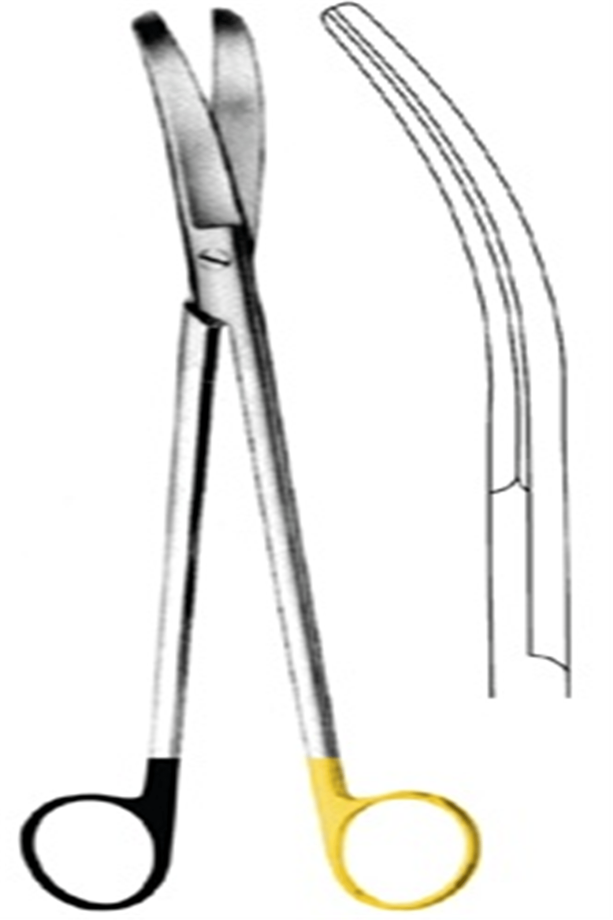09.5646.25 Lloyd Davies Rectal Makas 25.5cm S/CUT, TC