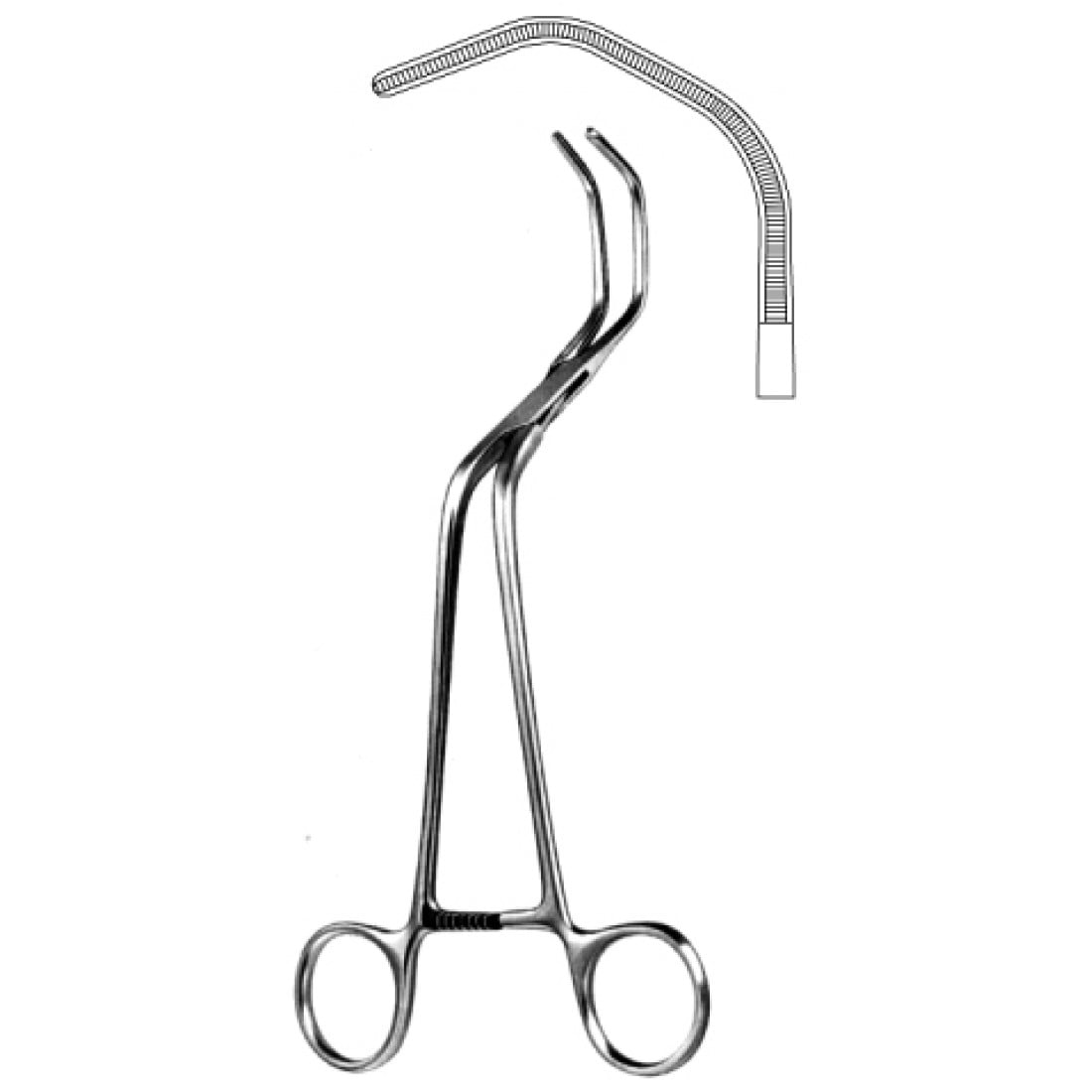 34.0294.21 Diethrich Aort Atravmatik Klemp 21cm