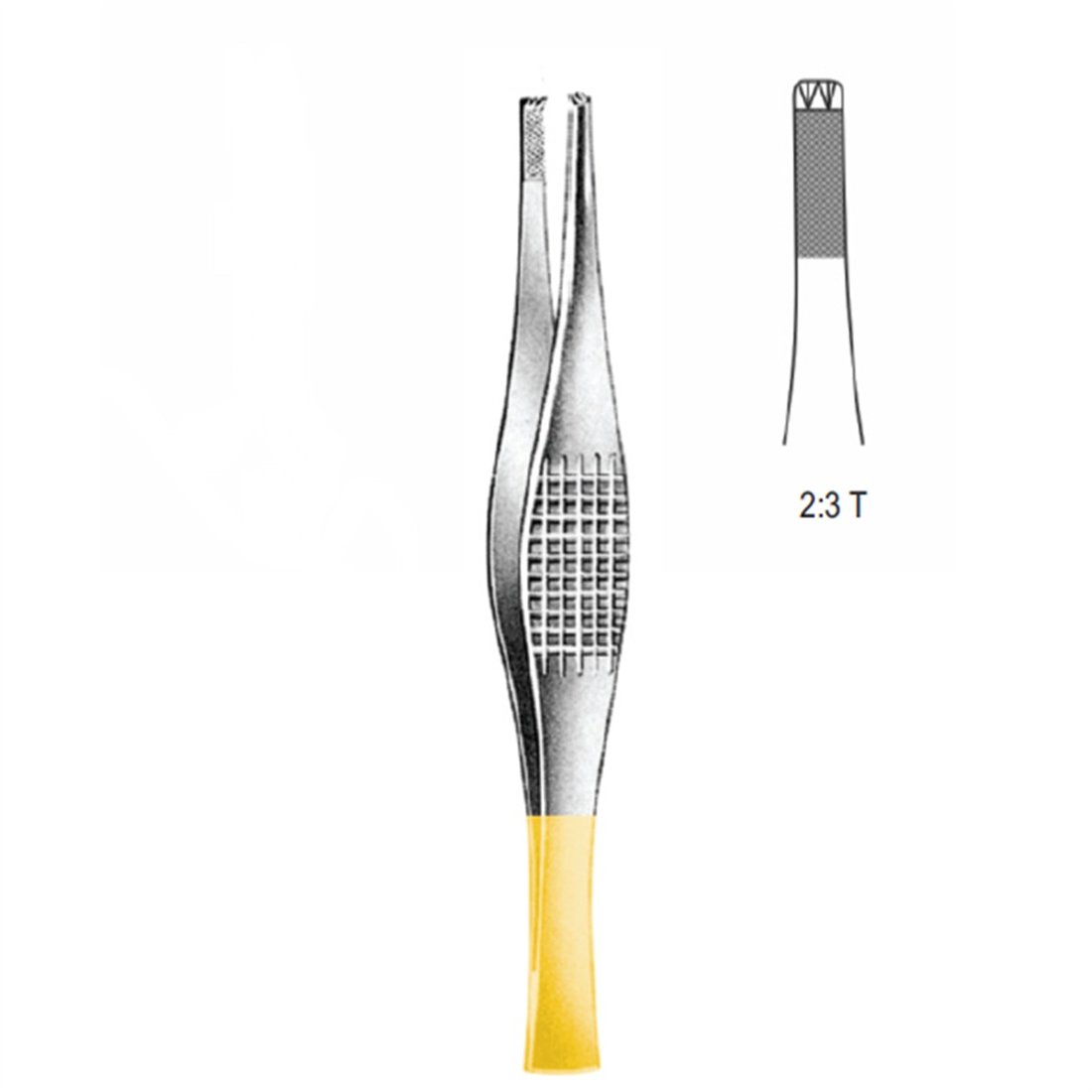 11.5174.18 Ferris Smith  Forseps 2x3T 18cm TC