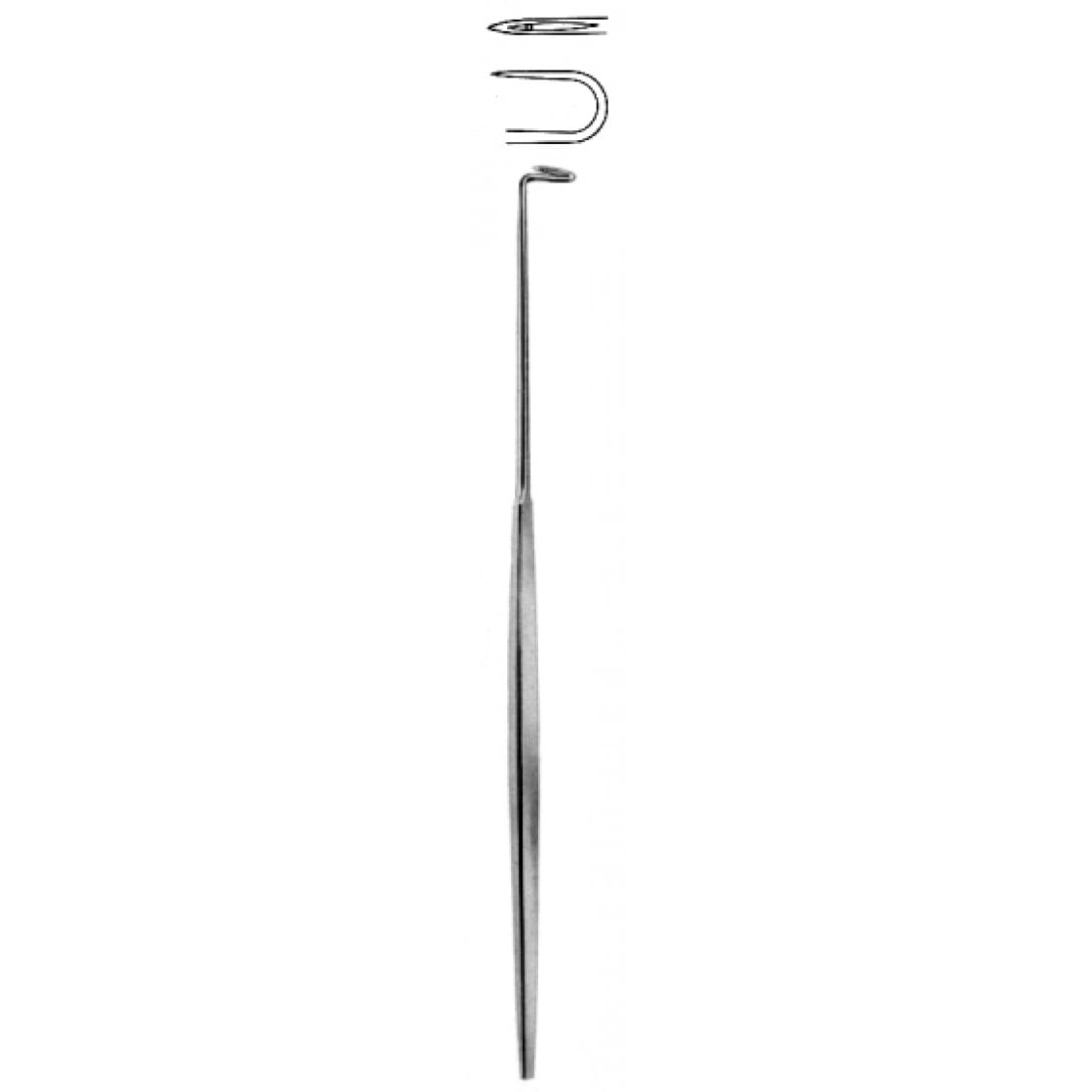 50.0062.24 Falk Tonsil İğnesi Sağ 24cm