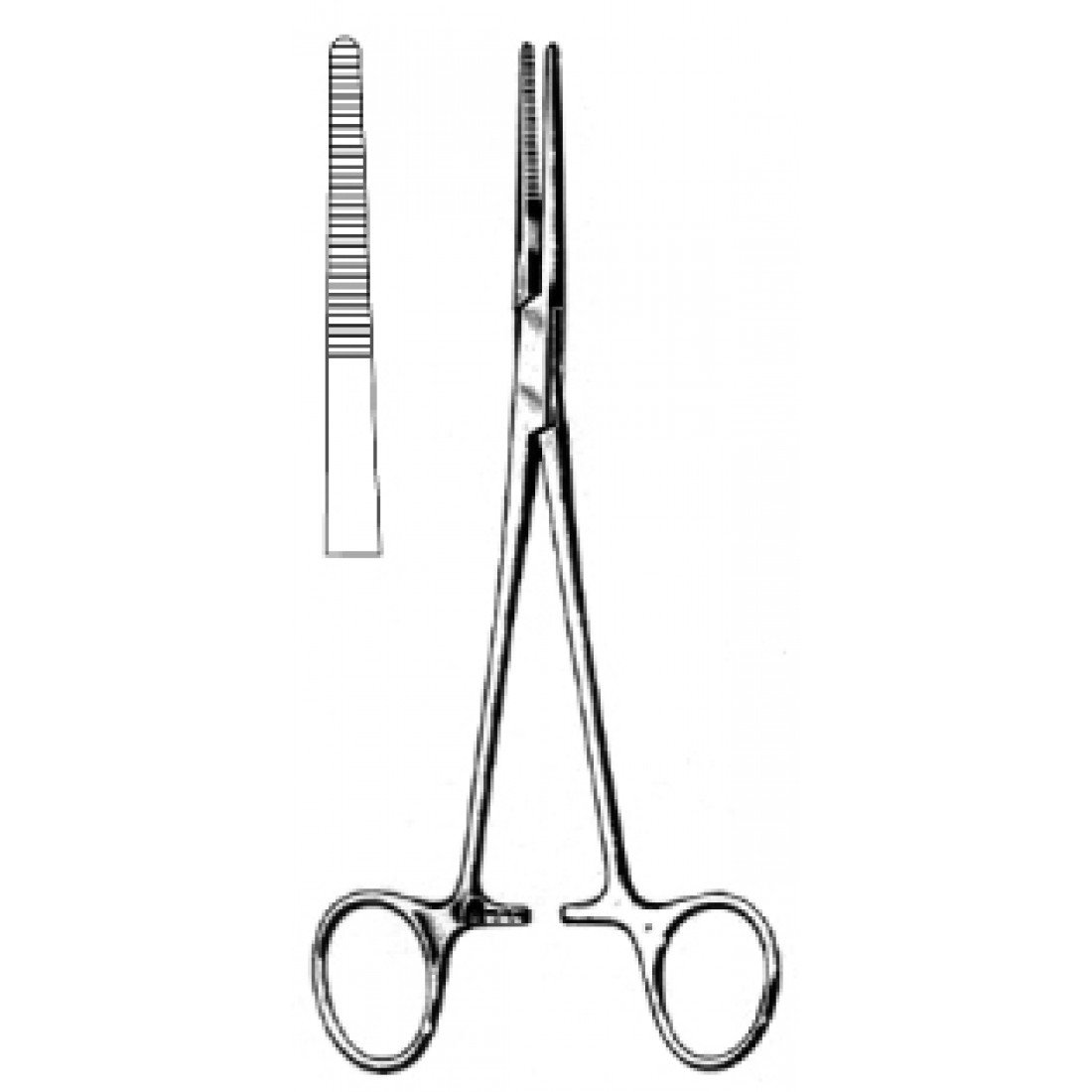 14.0100.16 Kelly Rankin Hemostatik Forseps Düz 16cm