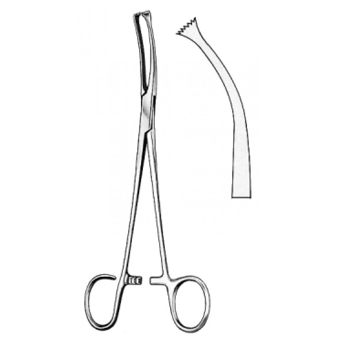 50.0195.19 Colver Tonsil Kavrama Forsepsi  19cm