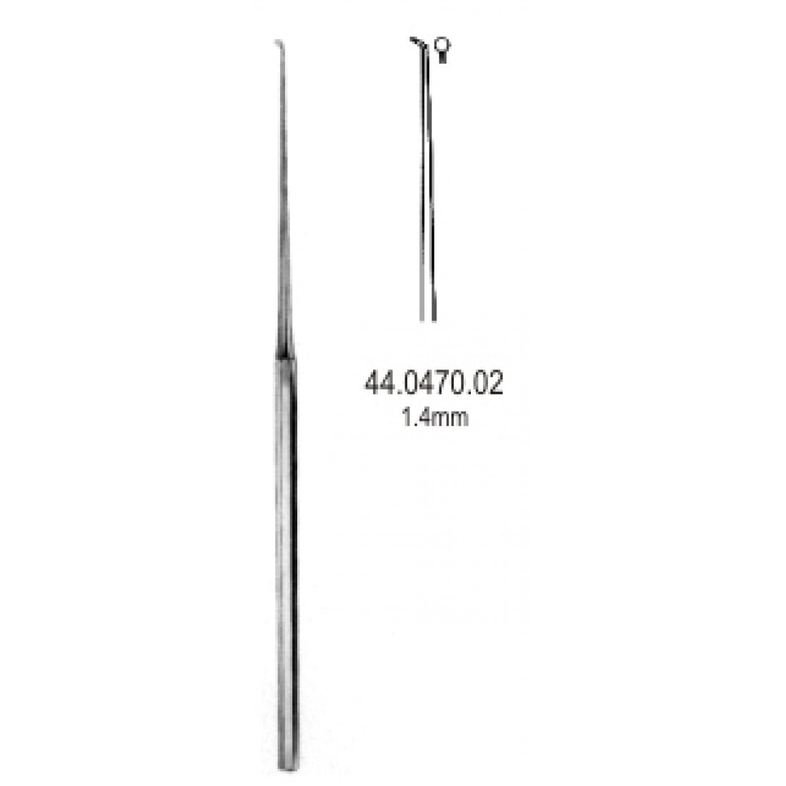 44.0470.02 Rosen Mikro Yuvarlak Bıçak 1.4mm, 15cm