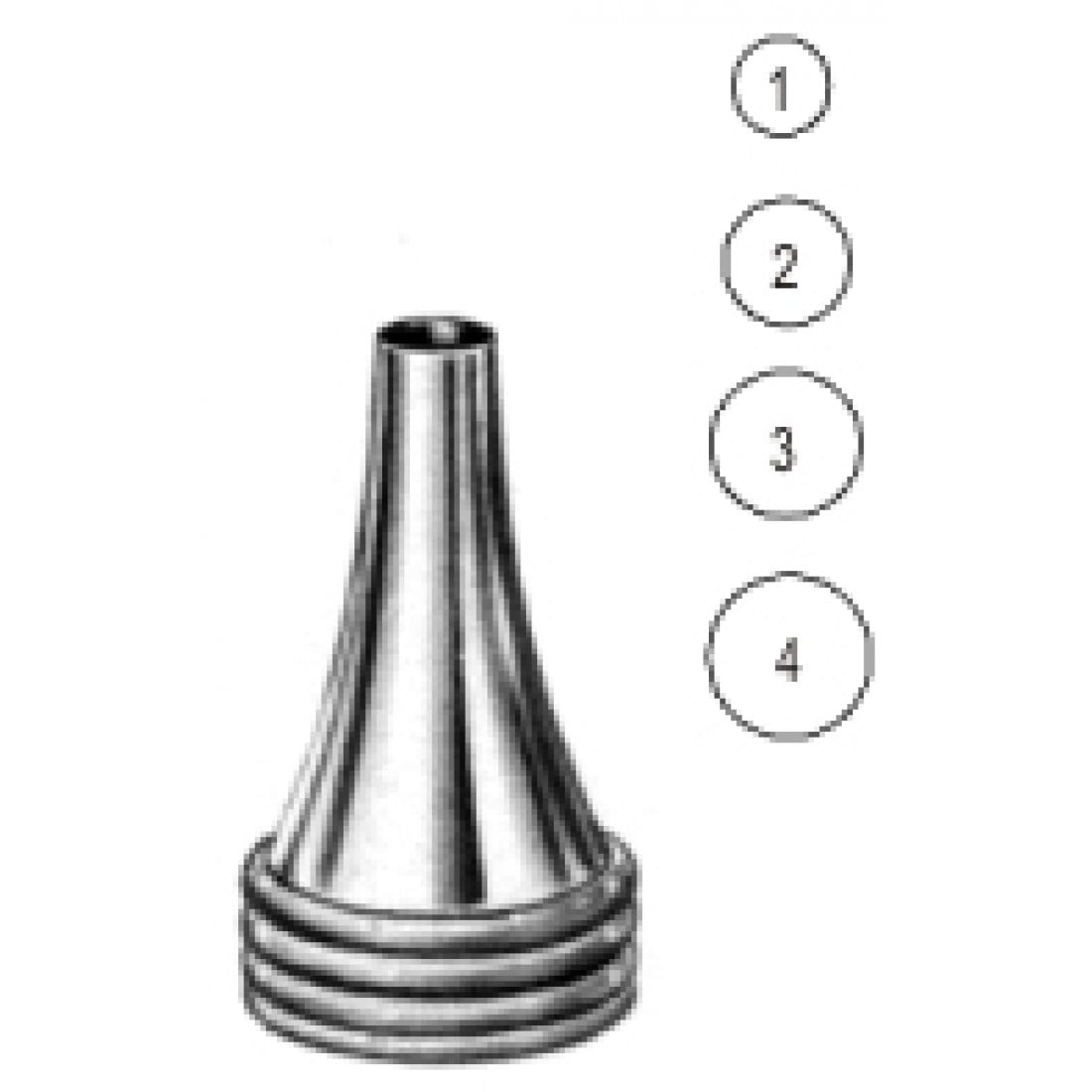 44.0020.00 Toynbee Kulak Spekulumu 4.0mm~7.5mm set/4