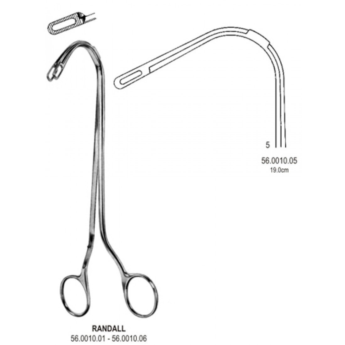 56.0010.05 Randal Böbrek Taşı  Forsepsi 19cm, Fig.5