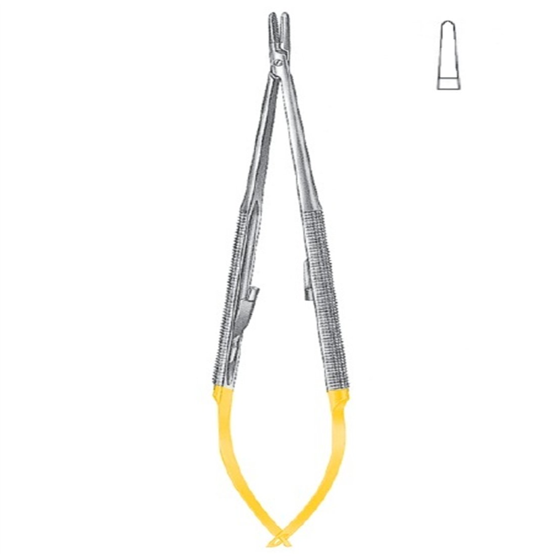 21.5992.21 Castroviejo Mikro Portegü Düz 21cm TC 