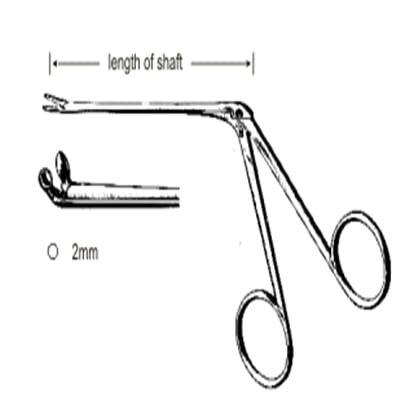 44.0184.22 Hartmann-Herzfeld Timsah Kulak Forsepsi 2.2mm,