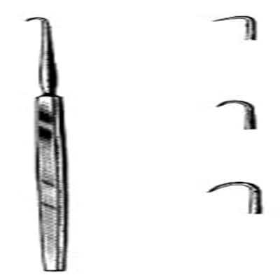 46.0716.14 Cottle Cilt Kancası  Eğri 14.5cm 