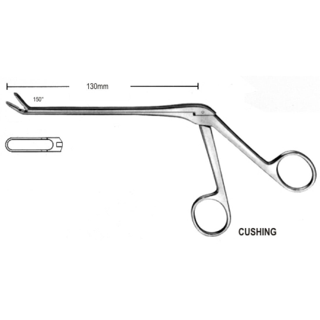 30.0602.05 Cushing Laminektomi Ronjur Yukarı Doğru Açılı 5mm, 13cm