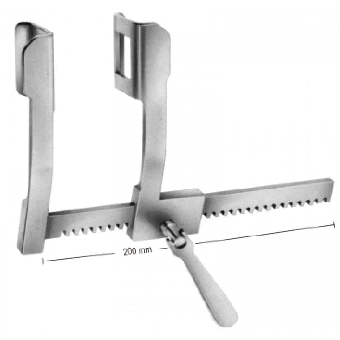 36.7440.01 Finochietto Sternum Ekartörü 36x45mm, 140mm Alüminyum
