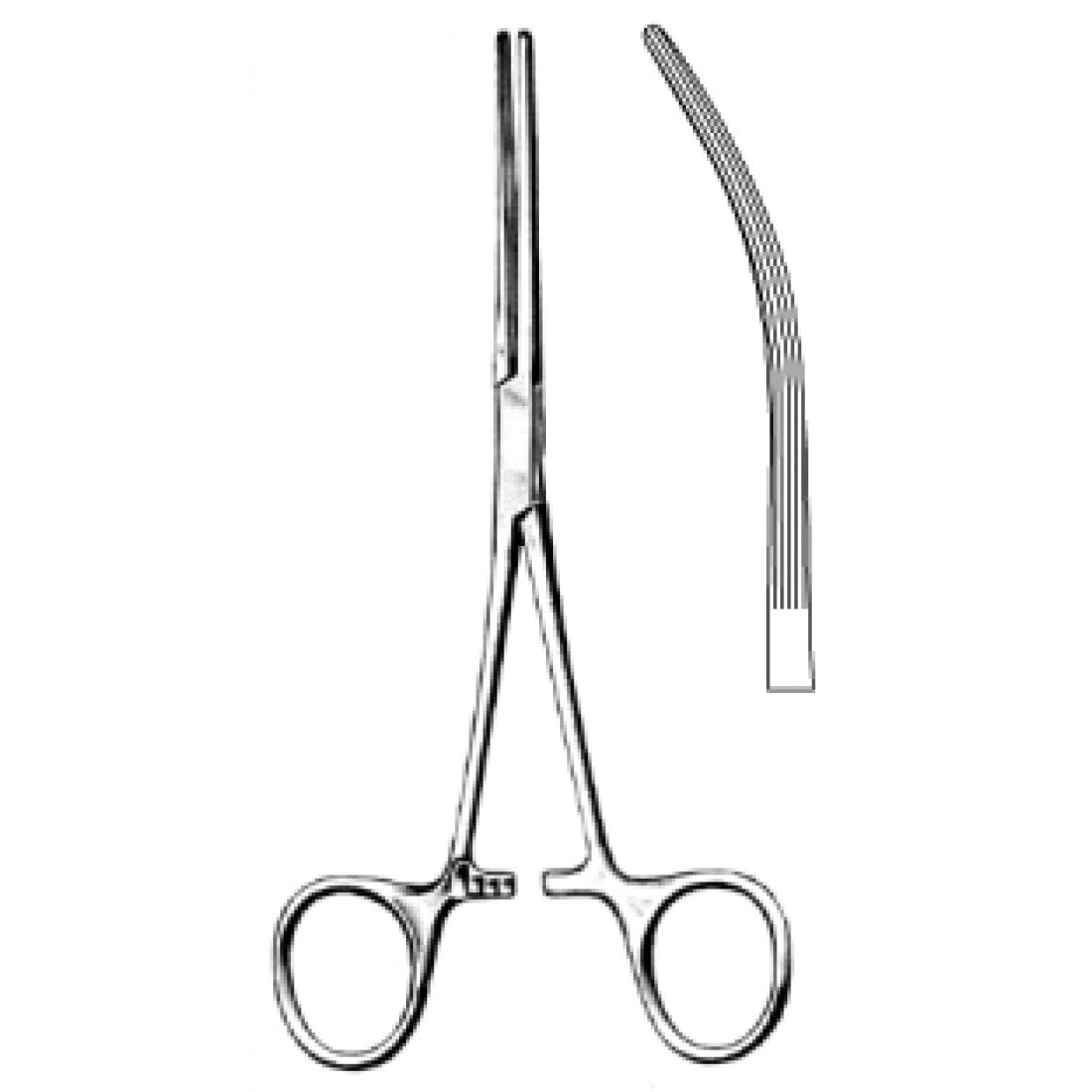 14.0151.15 Bainbridge Hemostatik Forseps Eğri 15cm