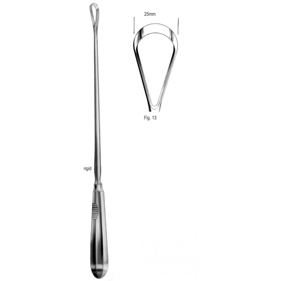60.0860.25 Bumm Küret Keskin Sert 25mm, 34cm Fig.13
