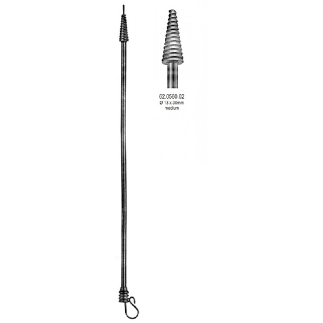 62.0560.02 Leech-Wilkinson Uterin Kanül 13x30mm