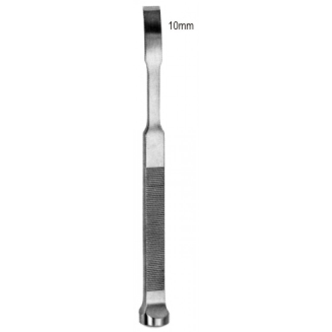 49.0784.18 Tessier Ramus Keski  Eğri 10mm 18cm