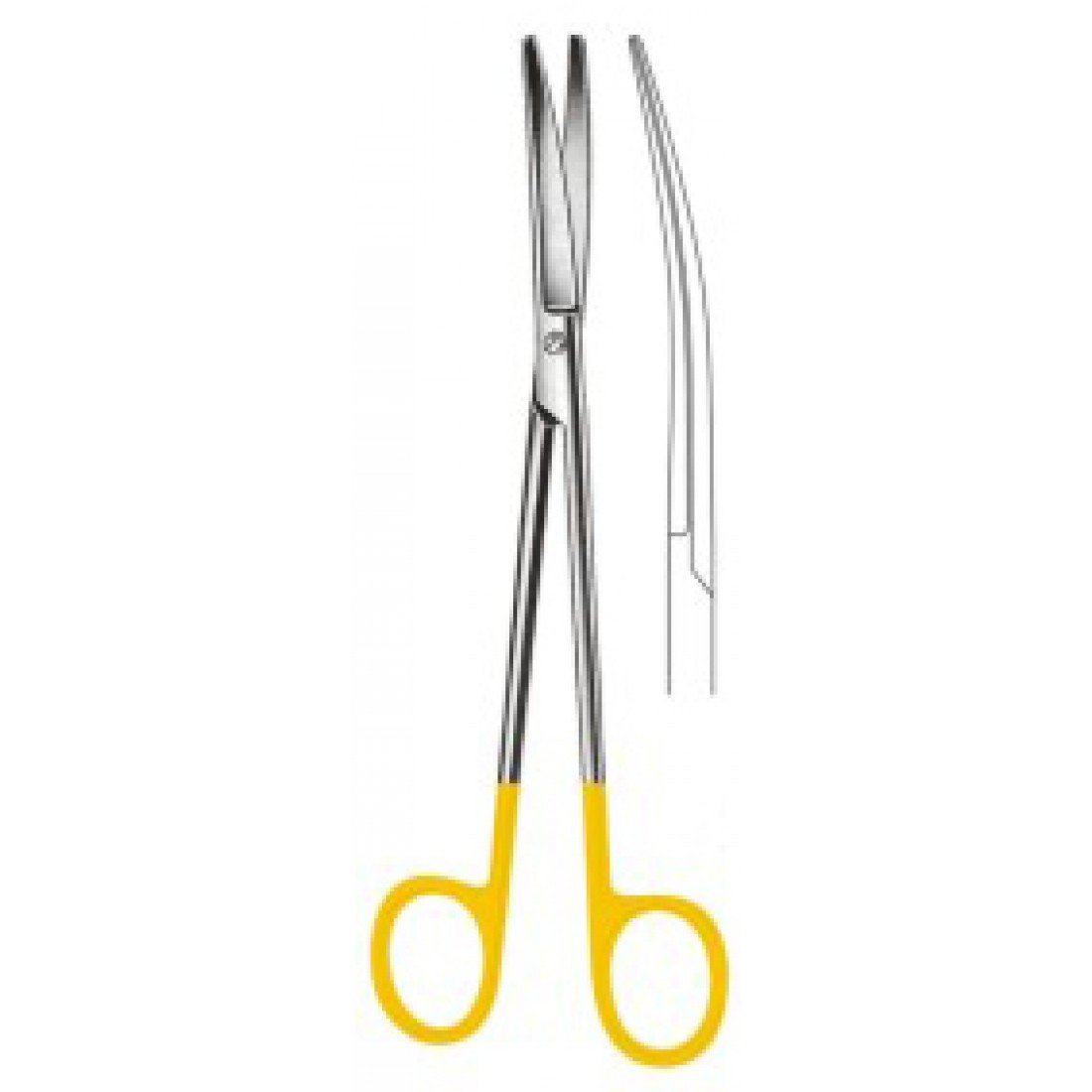 10.5654.14 Wertheim Jinekolojik Makas Eğri 14.5cm TC