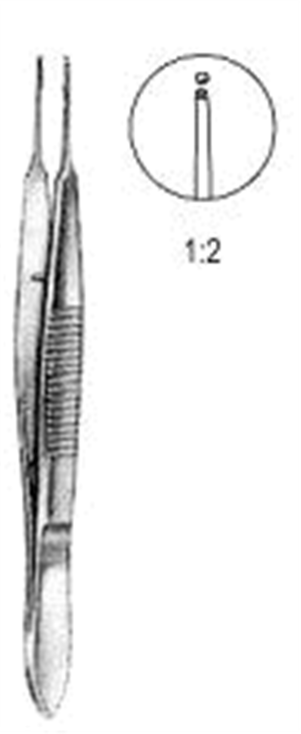12.0240.11 Micro Doku Forsepsi 1x2T, 11cm