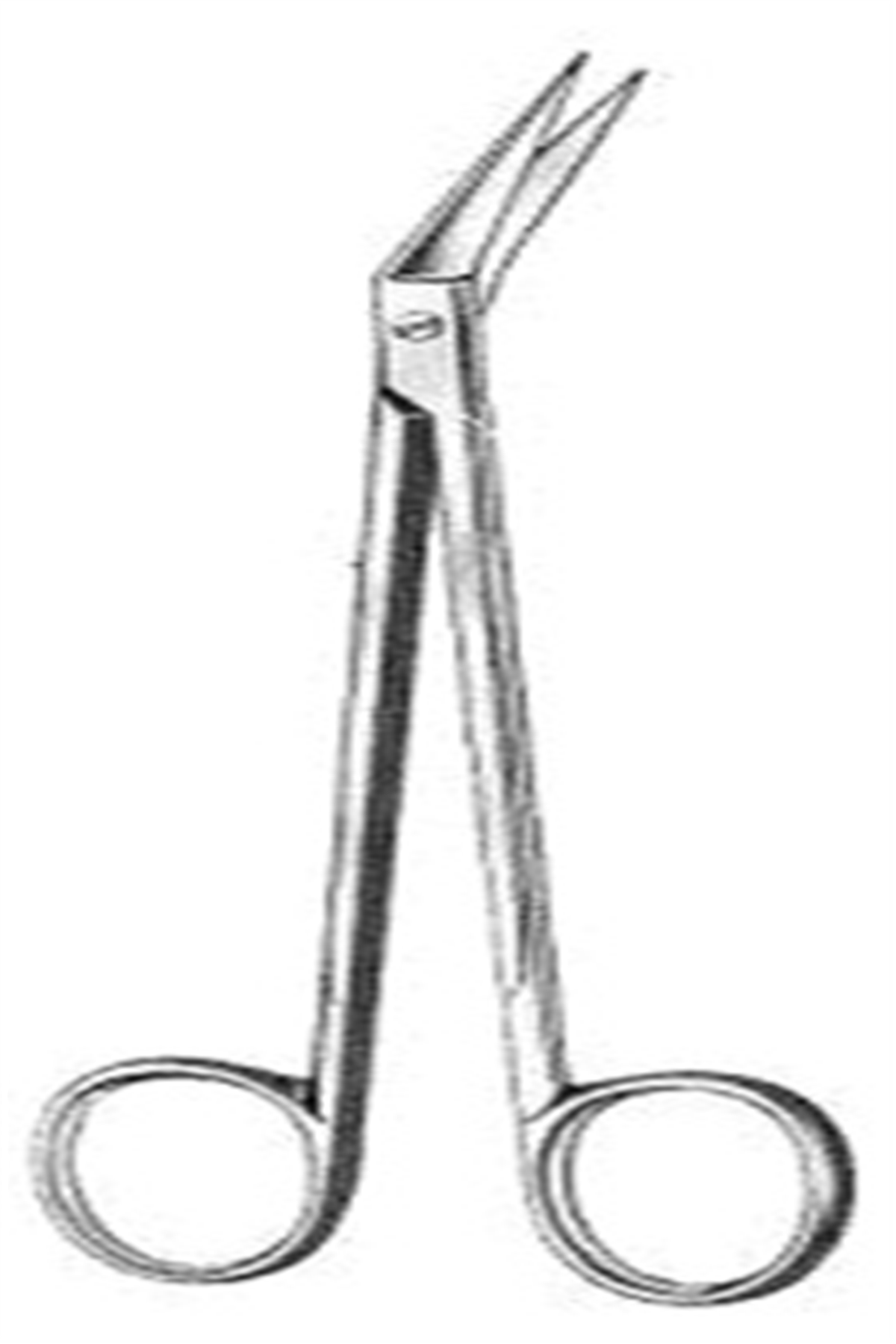 10.0116.16 Locklin Operasyon Makası Tırtıklı Açılı  16cm