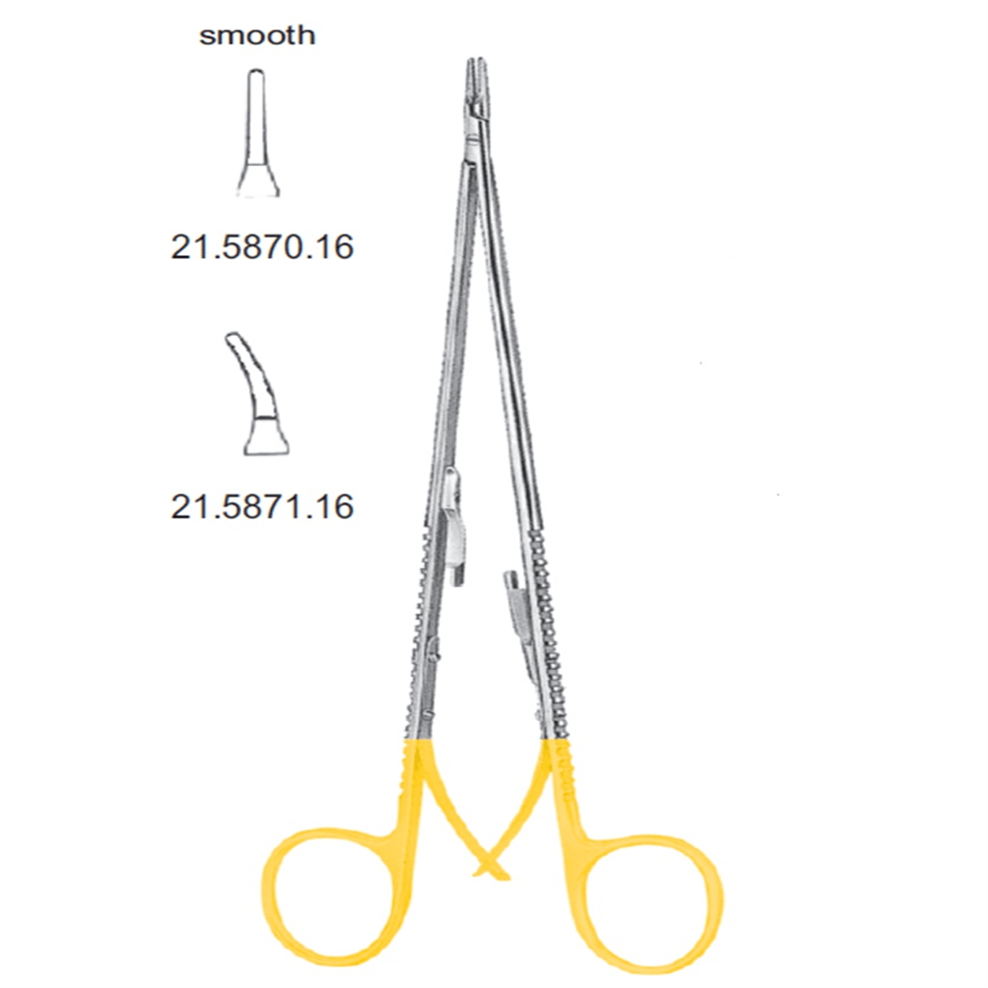 21.5870.16 Mayo Castroviejo Portegü Düz Tırtıksız 16cm TC