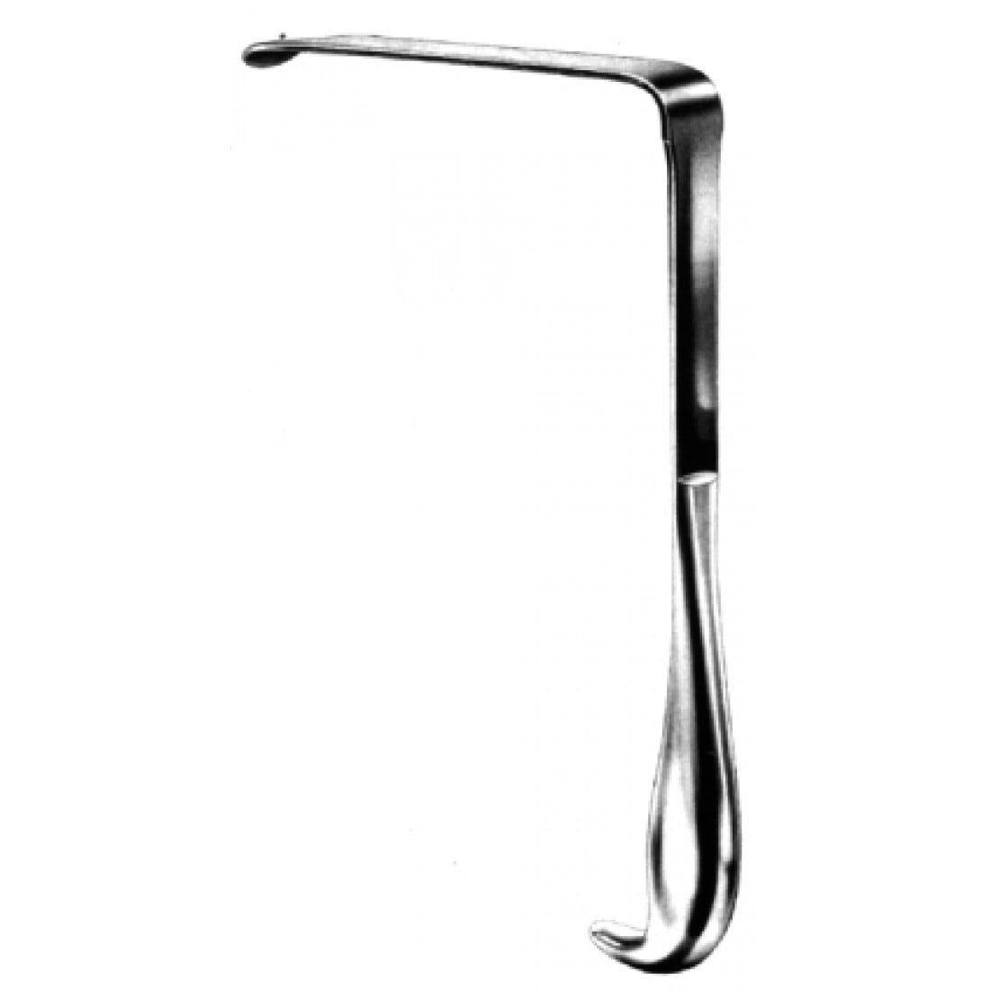 18.0560.24 Brunner Retractor w/h handle 145x25mm 24cm