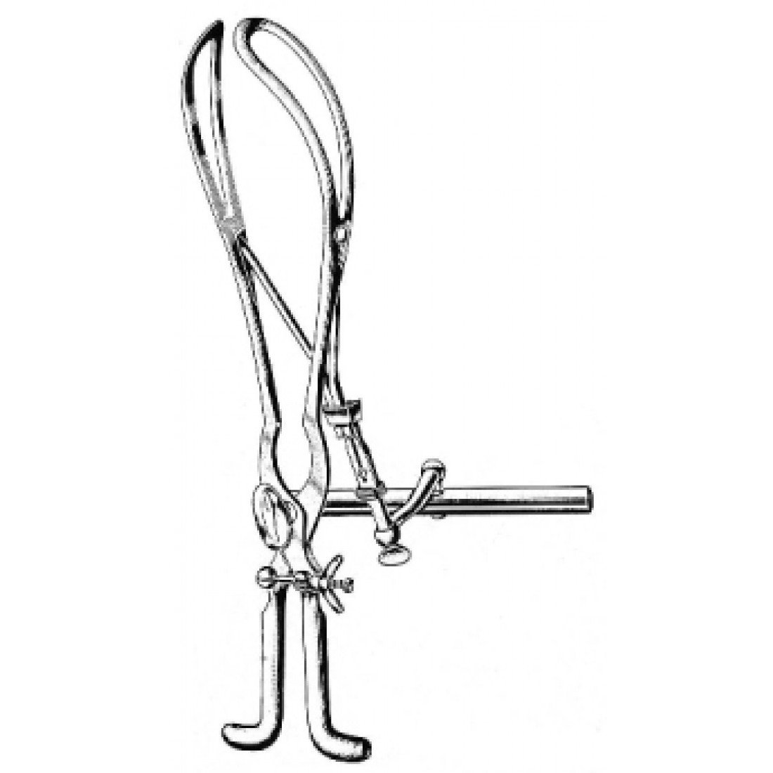62.0190.40 Tarnier Doğum Forsepsi 40cm