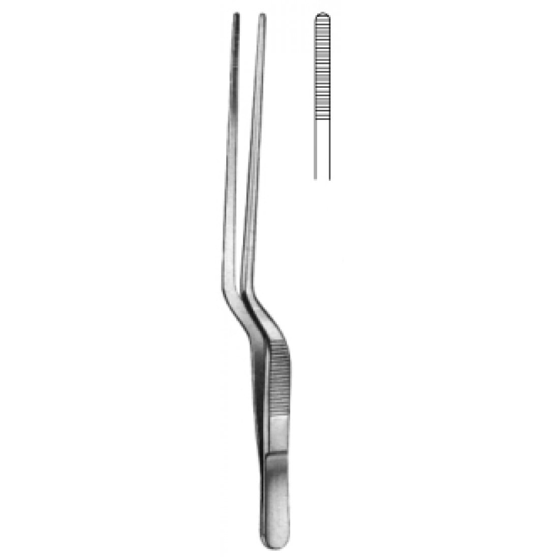 44.0284.20 Jansen Kulak Forsepsi Tırtıklı 20cm