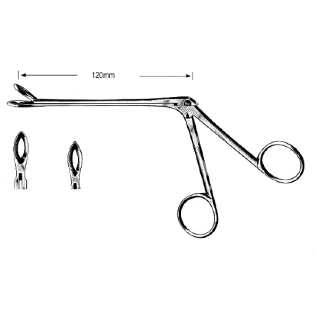 46.0242.03 Weil-Blakesley Forseps  Fig.3, 120mm, 19cm