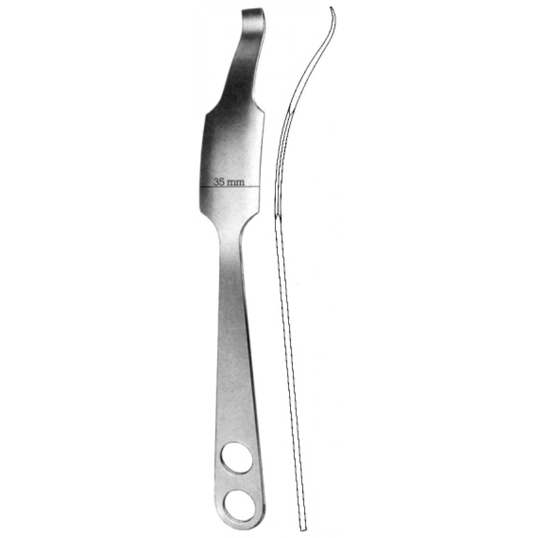 28.0694.33 Hohmann Kemik Levyesi 33x276mm
