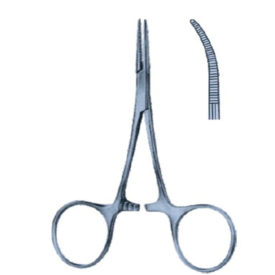 14.9031.10 Hartmann Hemostatik Forseps Eğri 10cm (TiT)