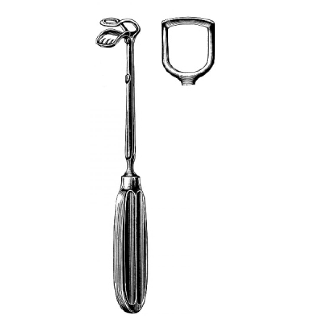46.0860.10 St. Clair Thomson Adenoid Küret 10mm, 21cm