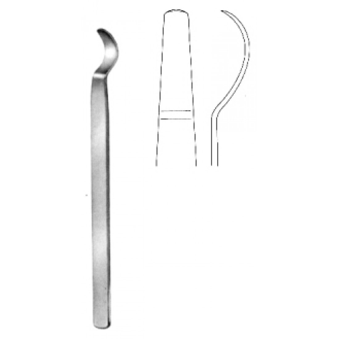 28.0680.14 Kemik Levyesi 6mm, 14cm