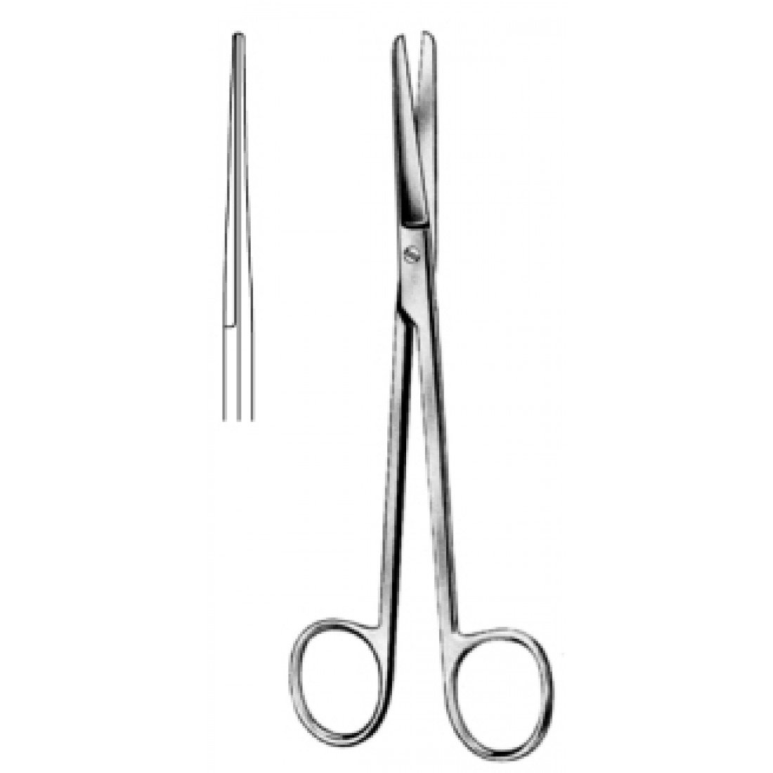 10.0100.15 Mixter Makas Künt/Künt Düz 15.5cm