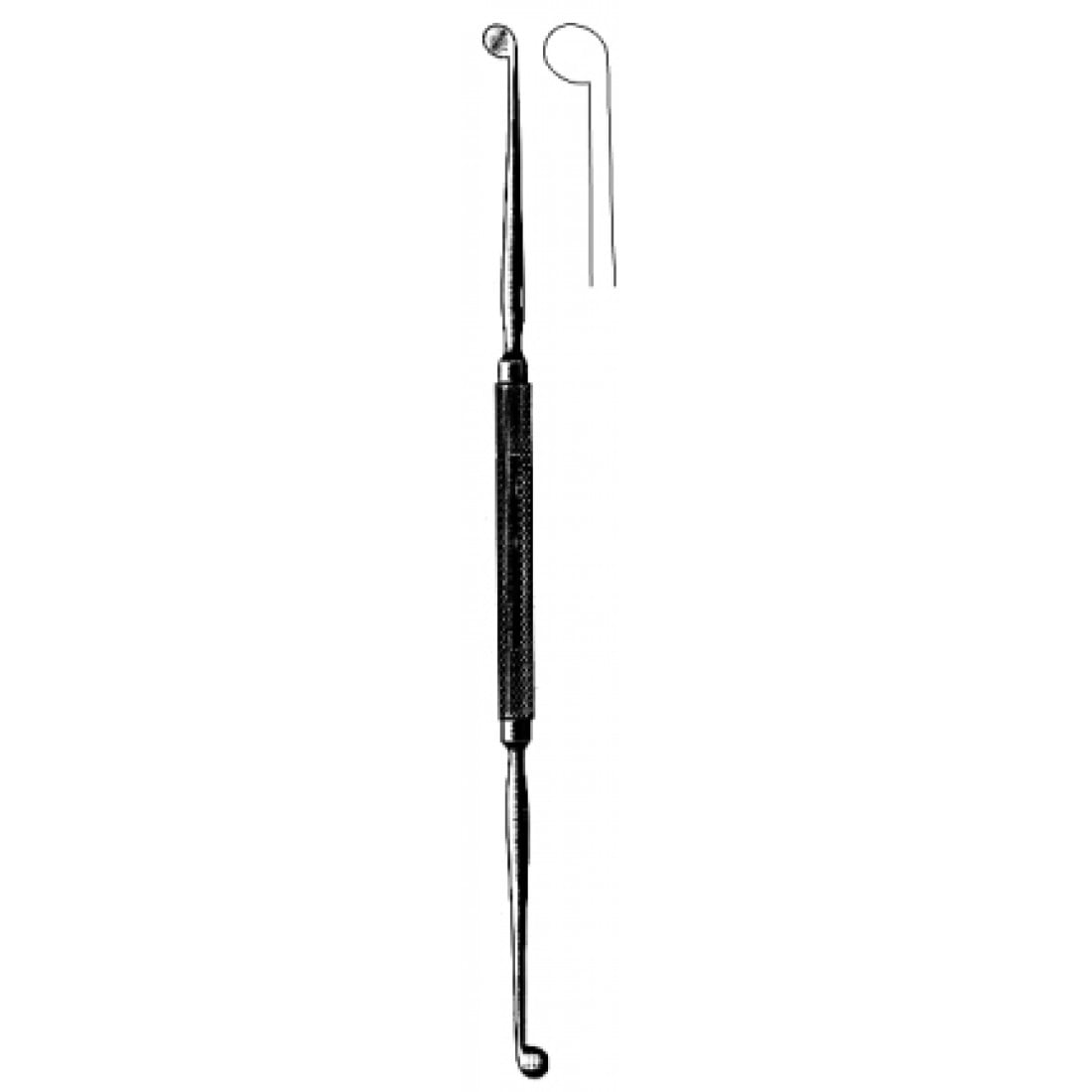 46.0490.21 Pierce Septum Elevatör Çift Taraflı 21cm