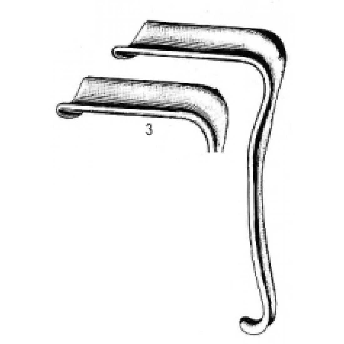 60.0084.03 Eastmann Vajinal Spekulum 100x35mm
