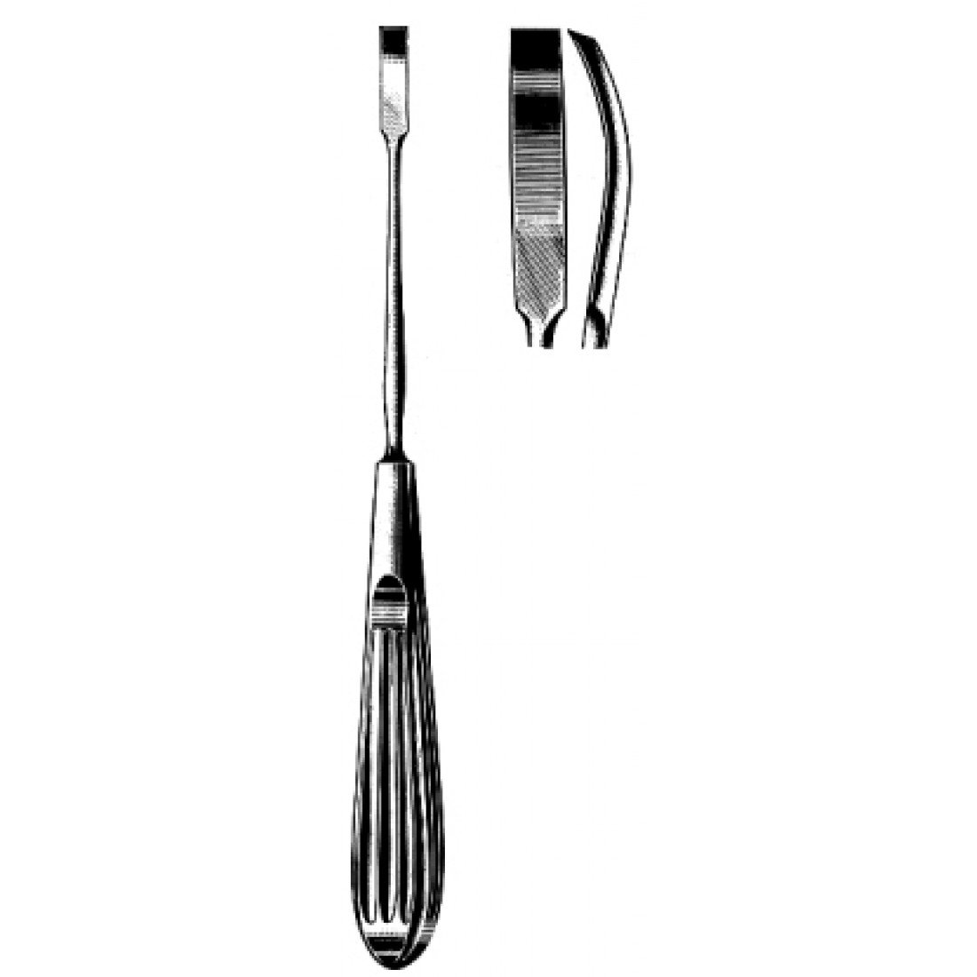 44.0604.20 Lempert Elevatör Eğri 20.5cm