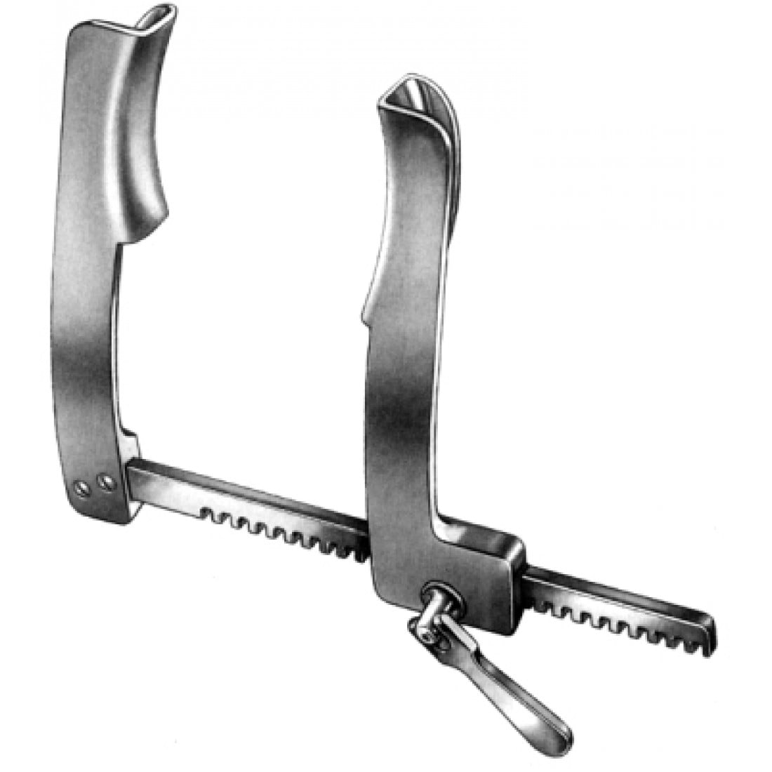 36.7304.01 Castaneda Sternum Ekartörü 15x60mm, 120mm Alüminyum