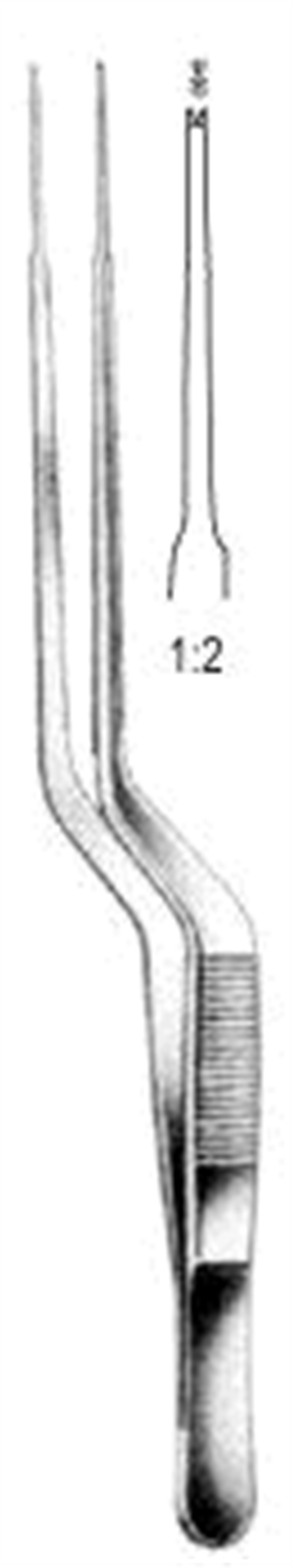 12.0220.18 Gerald Doku Forsepsi bayonet 1x2T 18cm