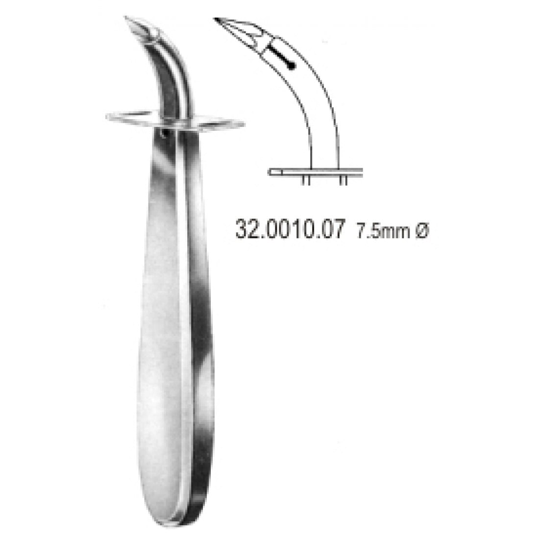 32.0010.07 Uckermann Trokar 8mm 13cm