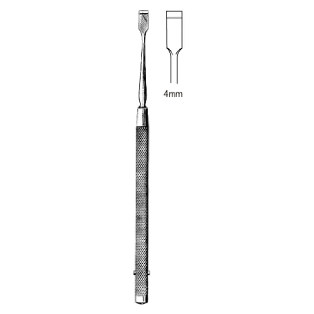 46.0580.16 Freer Septum Keski Düz 4mm, 16cm