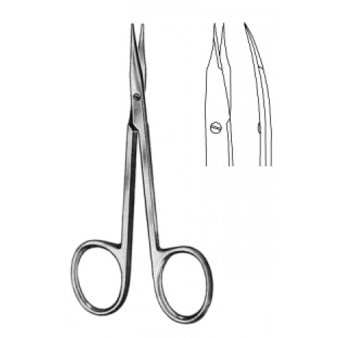 10.0167.11 STEVENS Tenotomi Makas Eğri Keskin/Keskin 11cm